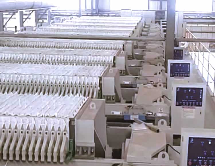 Nuevas energías de baterías de litio la industria del Aplicación y ventajas de filtro prensa