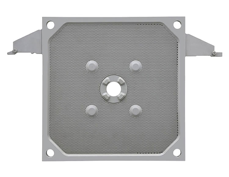 Placa de filtro de membrana de soporte de torta automática