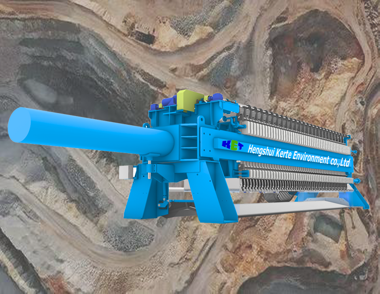 Aumento de la eficiencia minera: Filtro prensa con sistema de desplazamiento de tela